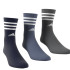 Calcetines adidas 3Stripes Cushioned Sportswear Crew 3 Pair Infantil Azul