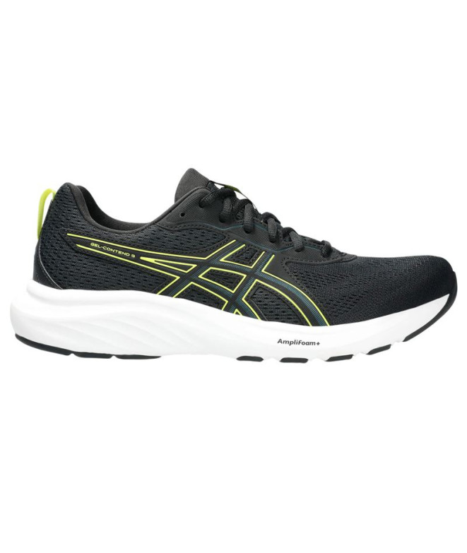 Sapatilhas de Running ASICS Gel-Contend 9 Homem Preto/Citron