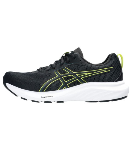 Sapatilhas de Running ASICS Gel-Contend 9 Homem Preto/Citron 2