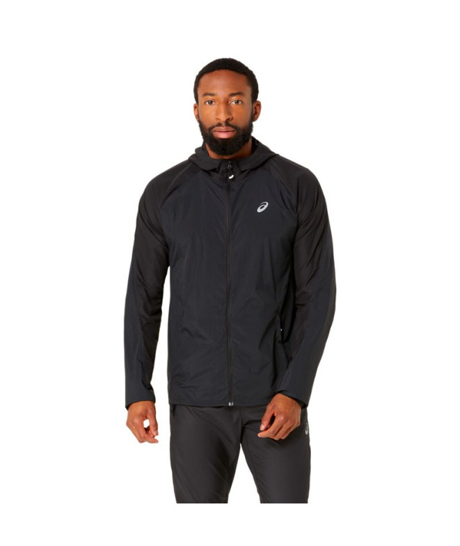 Chaqueta de Running ASICS Road Packable Hombre Negro