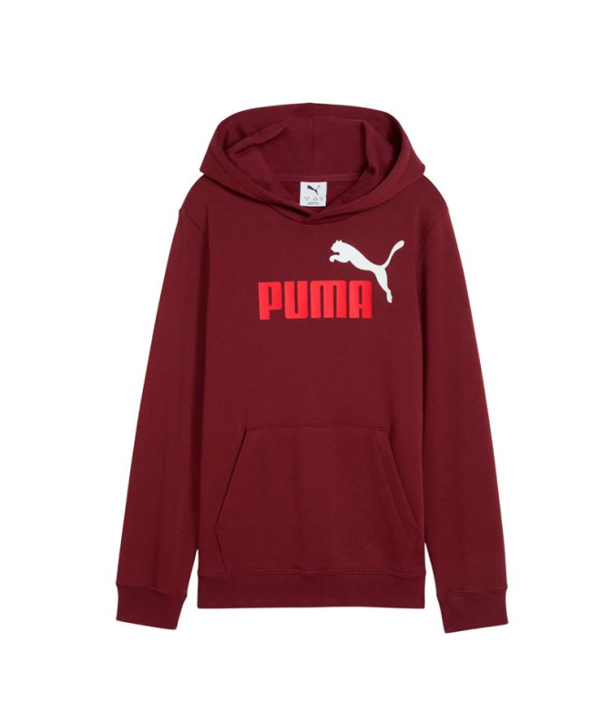 Sudadera Puma Essentials 2 Color No.1 Log Infantil Granate