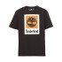 T-shirt Timberland T-shirt à manches courtes logo empilé coloré noir