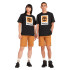 T-shirt Timberland T-shirt à manches courtes logo empilé coloré noir