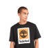T-shirt Timberland T-shirt à manches courtes logo empilé coloré noir