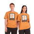 T-shirt Timberland T-shirt à manches courtes avec logo empilé coloré en blé