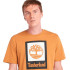 T-shirt Timberland T-shirt à manches courtes avec logo empilé coloré en blé
