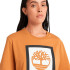 T-shirt Timberland T-shirt à manches courtes avec logo empilé coloré en blé