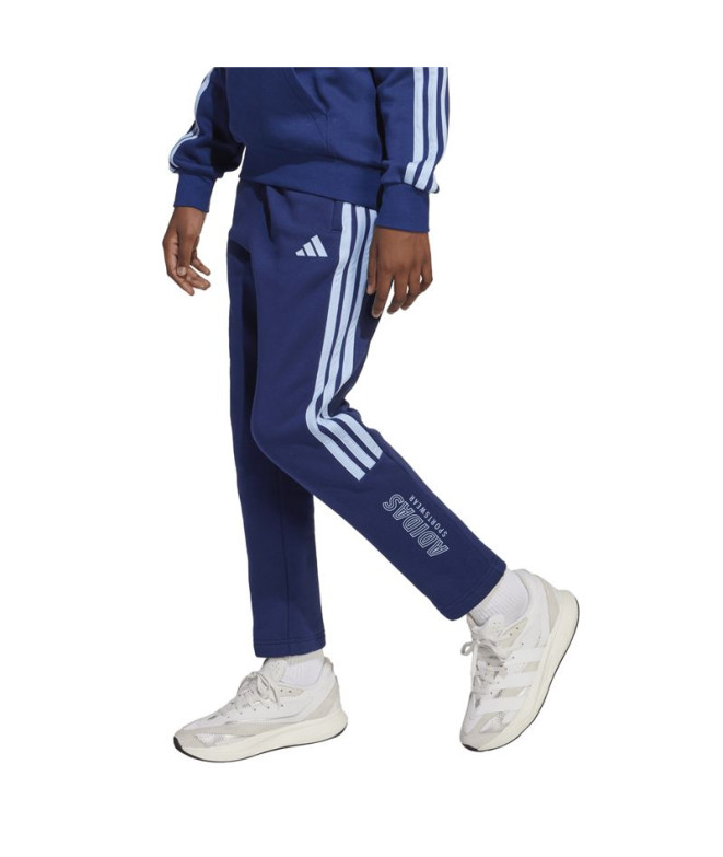 Pantalons adidas Hot Fl Enfant Bleu Foncé