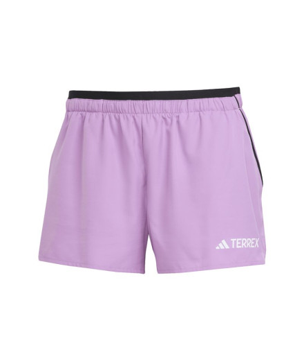 Calça de Trail adidas Mt Light Sh Mulher Púrado