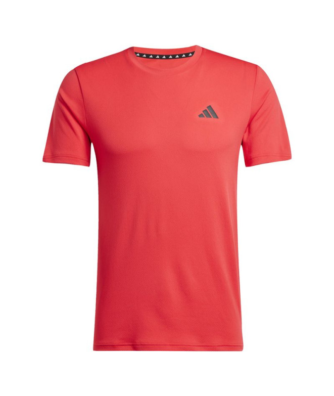 Camiseta de Fitness adidas Tr-Es Base Homem Vermelho