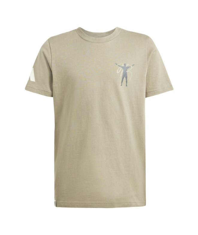Camiseta de Futebol adidas Jb Cw Infantil Arcilla