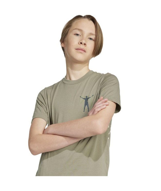 Camiseta de Futebol adidas Jb Cw Infantil Arcilla