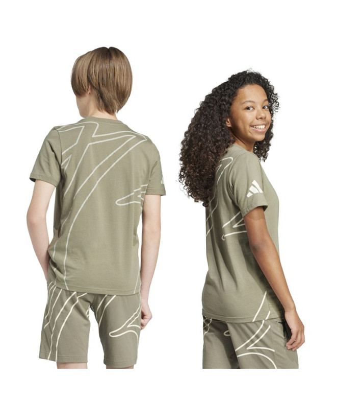 Camiseta de Futebol adidas Jb Cw Infantil Arcilla