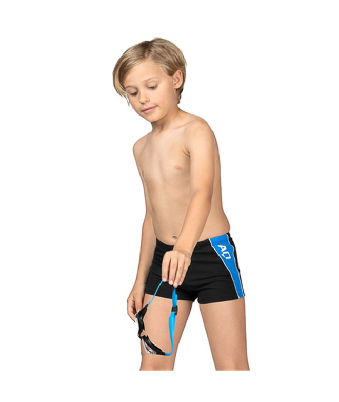 Maillot de bain de Natation Aquarapid Cost.Short Enfant Noir