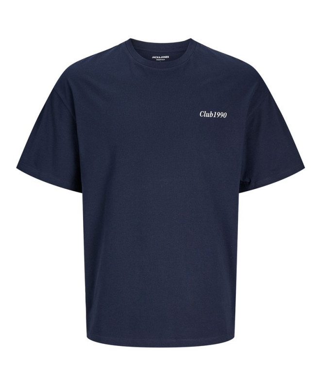 Camiseta Jack and Jones Jjebradley Graphic Ss O-Neck Sky Captain Hombre