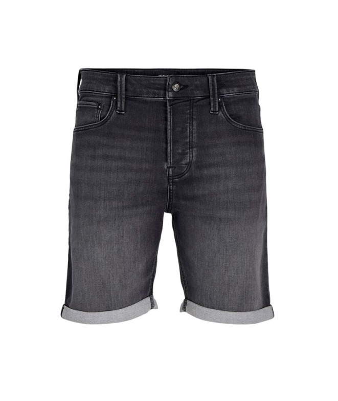 Pantalón Jack and Jones Jjirick Jjicon I.K. Ge 062 Black Denim Hombre