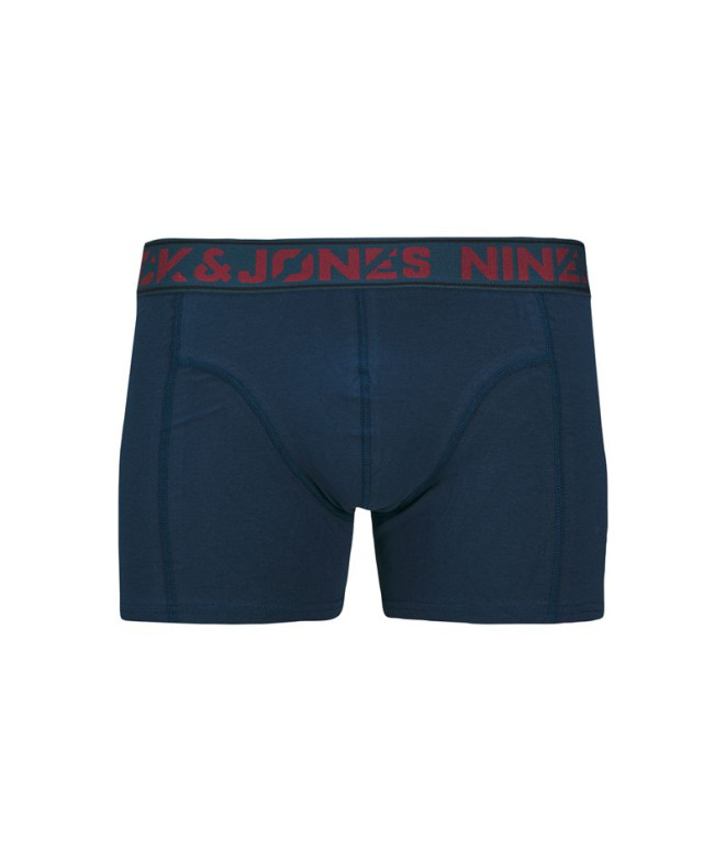 Cuecas Jack and Jones Jaccolton Solid 3 Pack Homem Titan
