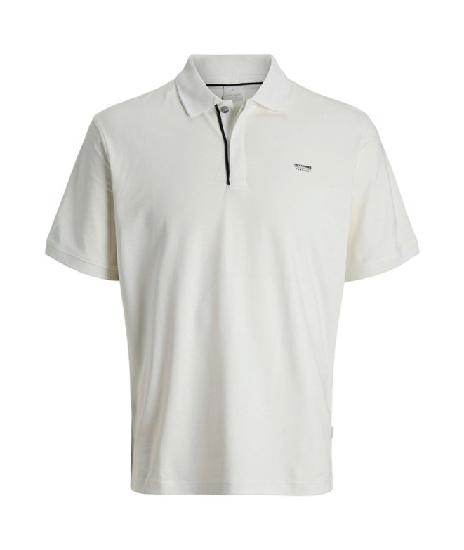 Camiseta Jack and Jones Jprtheo Ss Styd Hombre Cloud Dancer