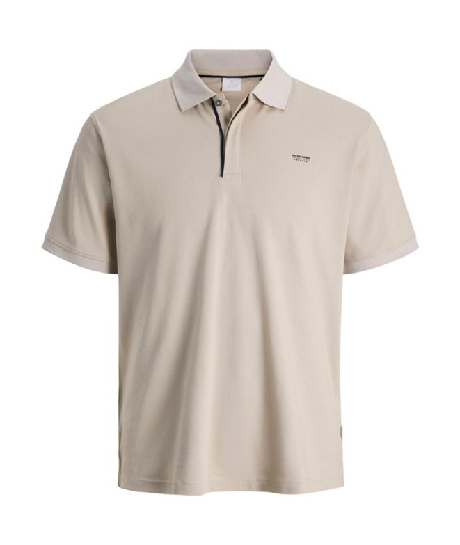Camiseta Jack and Jones Jprtheo Ss Styd Hombre Silver Lining