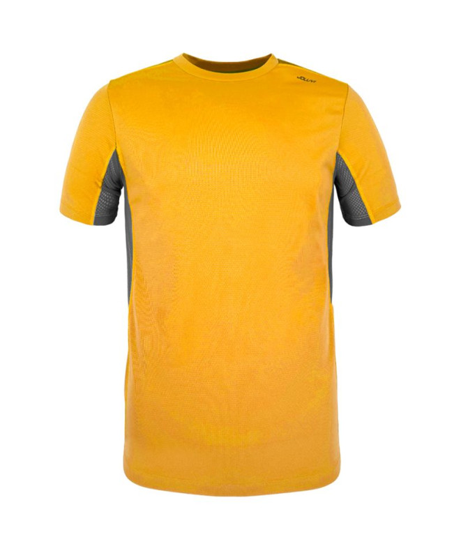 Camiseta de montaña Joluvi Inter Hombre Mostaza / Antracita