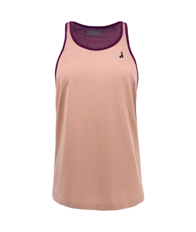 Camiseta de montaña Joluvi Inter Tank W Mujer Rosa Palo / Orquidea Oscuro