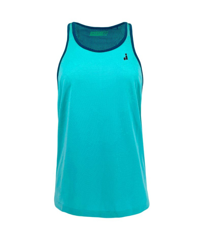 Camiseta de montaña Joluvi Inter Tank W Mujer Aguamarina/ Azul Profundo