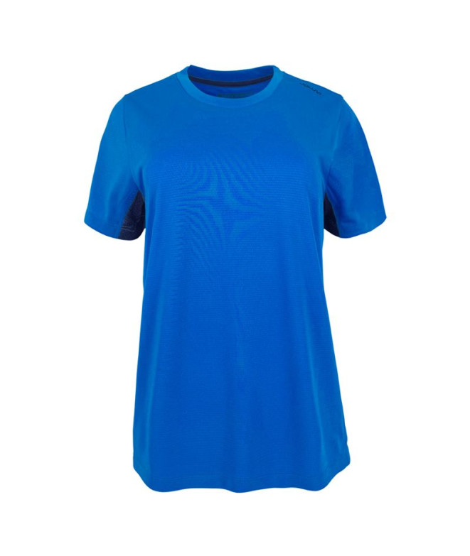 Camiseta de montaña Joluvi Inter W Mujer Azul Royal/ Marino