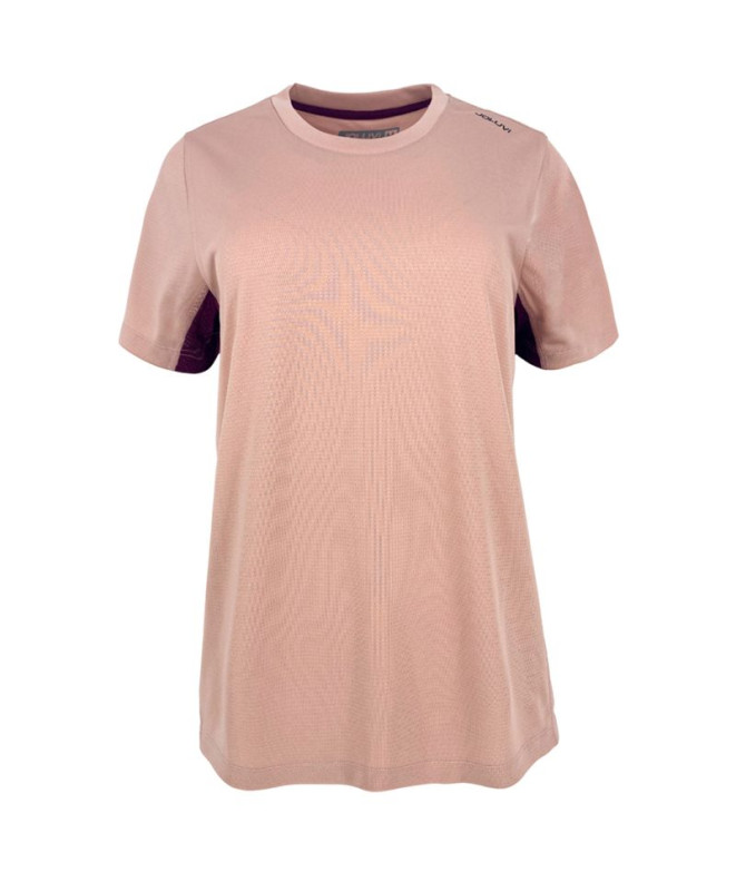 Camiseta de montaña Joluvi Inter W Mujer Rosa Palo / Orquidea Oscuro