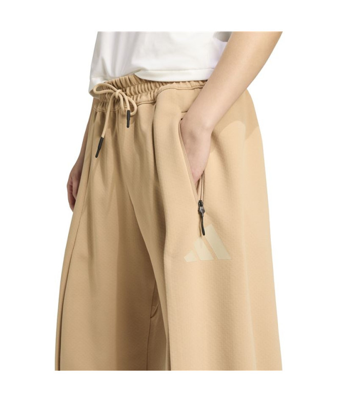 Calça adidas Z.N.E. Oh Mulher Marrón