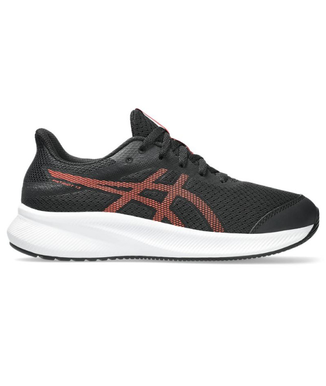 Chaussures de Running ASICS Patriot 13 Gs Enfant Noir/Rouge