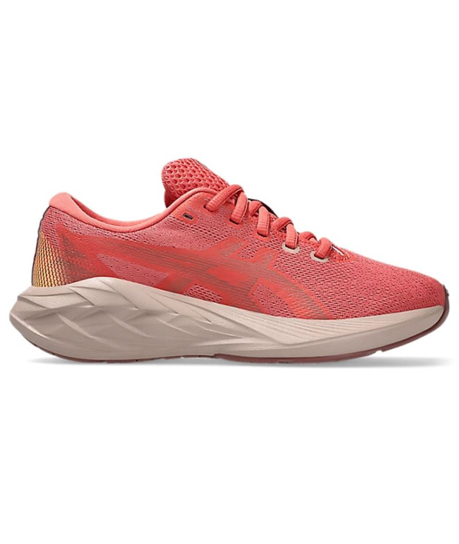 Chaussures de Running ASICS Novablast 5 Gs Enfant Rose/Rouge