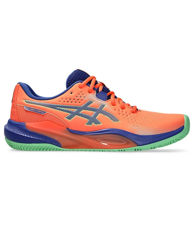 Zapatillas de Pádel ASICS Gel-Challenger 15 Padel Hombre Coral/Azul Cobalto