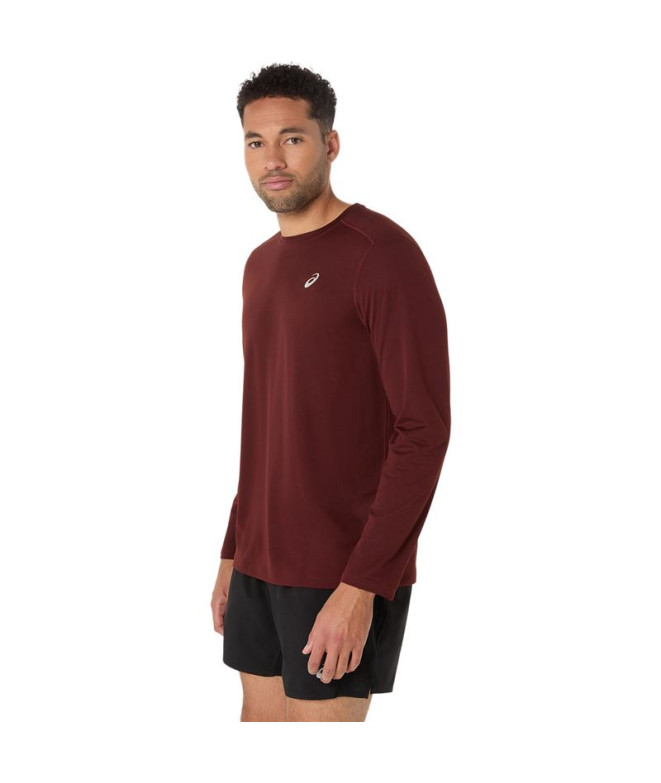 T-shirt de Running ASICS Core Ls Haut Homme Rouge