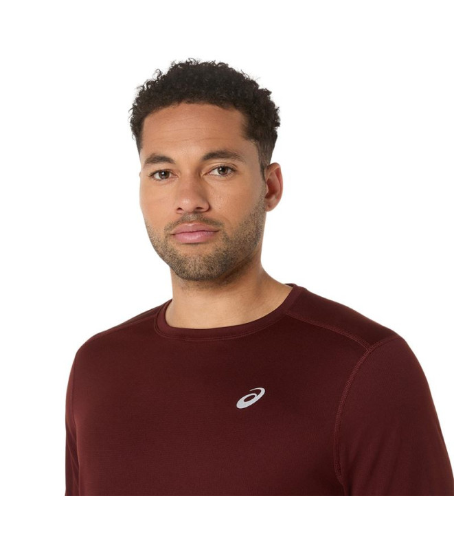 T-shirt de Running ASICS Core Ls Haut Homme Rouge