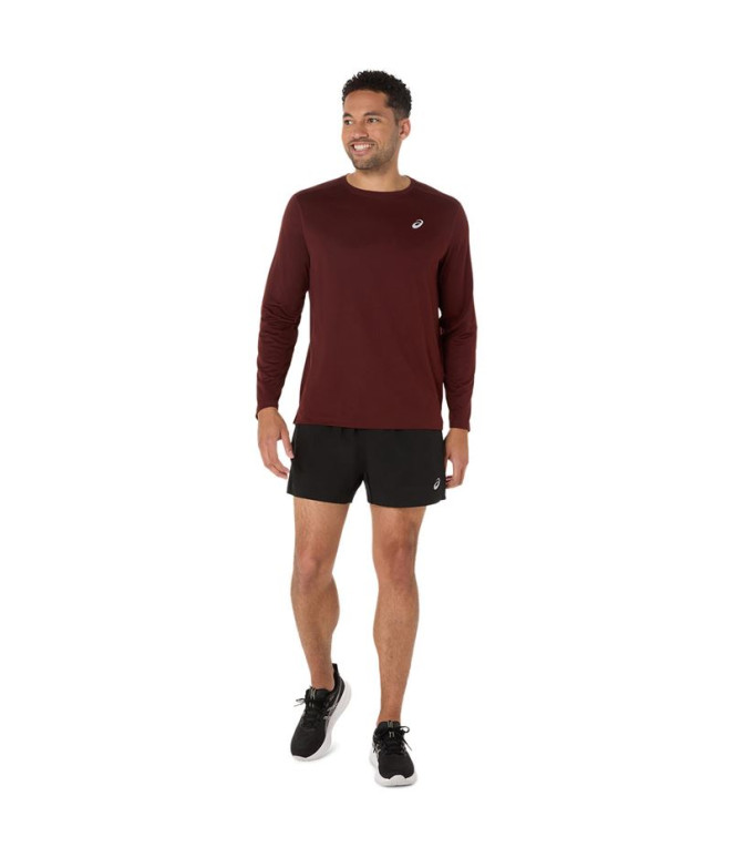 T-shirt de Running ASICS Core Ls Haut Homme Rouge