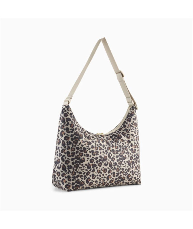Bolso Puma Pop Slouchy Hobo Bag Leopardo