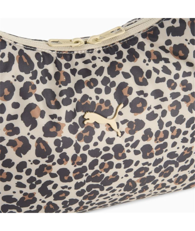 Bolso Puma Pop Slouchy Hobo Bag Leopardo