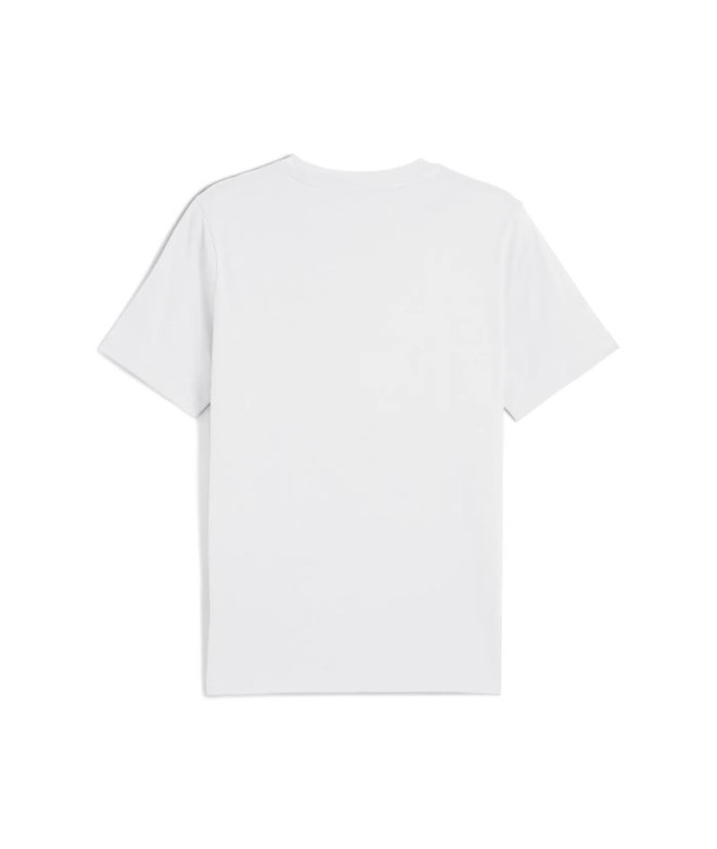 T-shirt Puma Essentials Logo Lab Homme Blanc