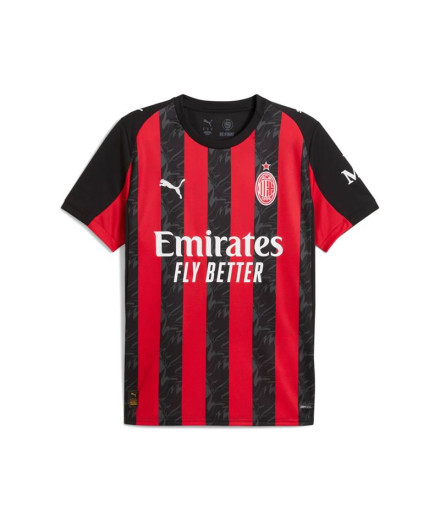 Camiseta de Futebol Puma AC Milan Home Repl Homem Vermelho