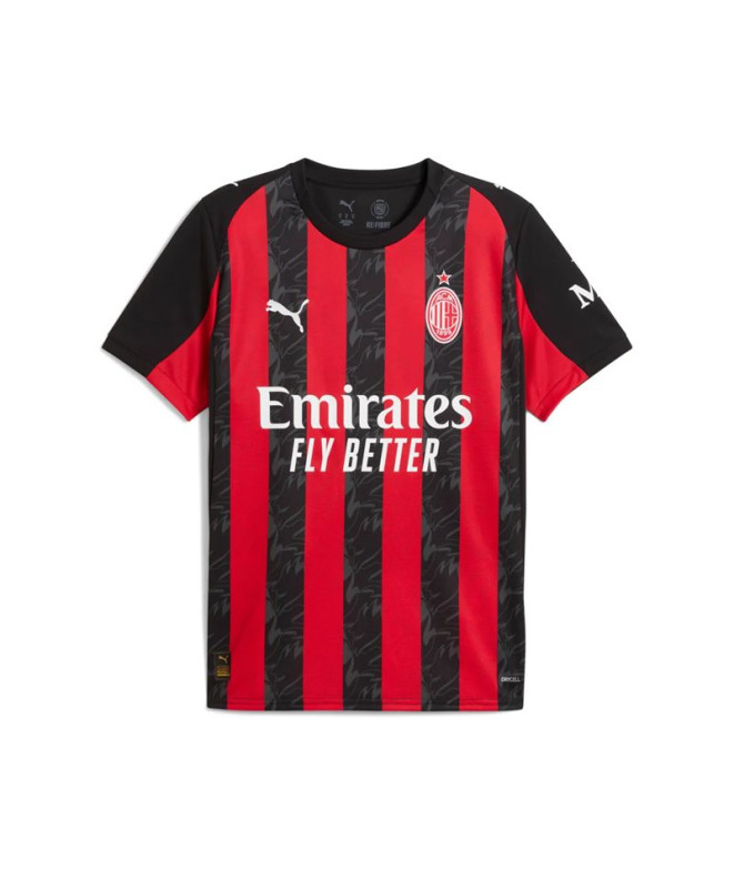Camiseta de Fútbol Puma AC Milan Home Repl Hombre Rojo