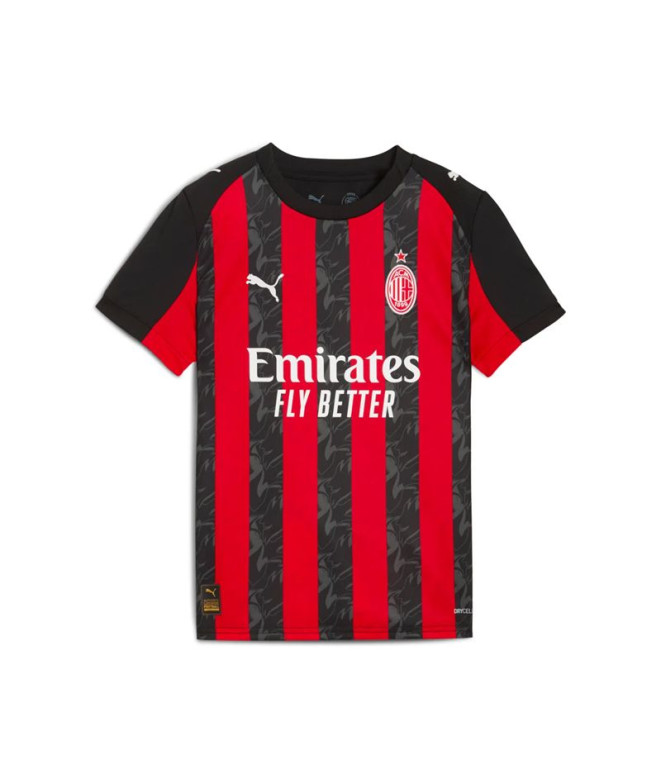T-shirt de Football Puma AC Milan Home Repl Enfant Rouge