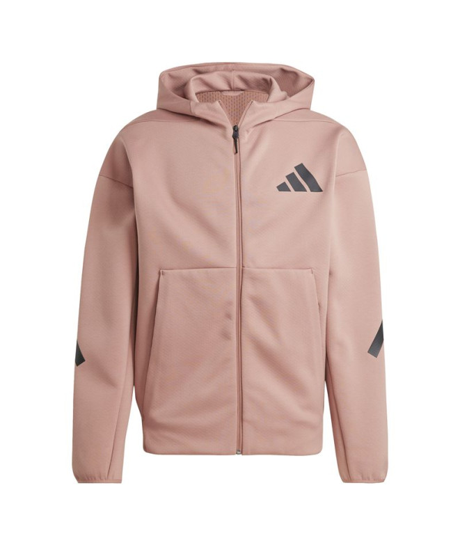 Sudadera adidas Z.N.E. Fz Hombre Rosa
