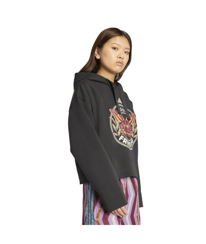 Sweat de Fitness adidas Farm Hoodie Femme Noir