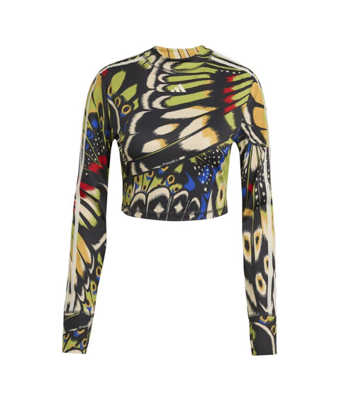 Camiseta de Fitness adidas Farm Longsleeve Mujer Negro