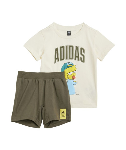 Conjunto adidas I Sim Set Infantil Blanco