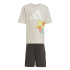 Conjunto adidas Lk Sim Set Infantil Bege