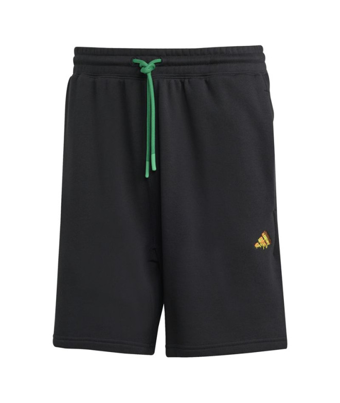 Pantalón adidas Fn Shorts Hombre Negro