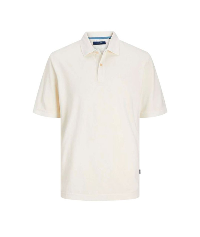 Polo Jack and Jones Jprbluwilliam Wash Cloud Dancer Hombre