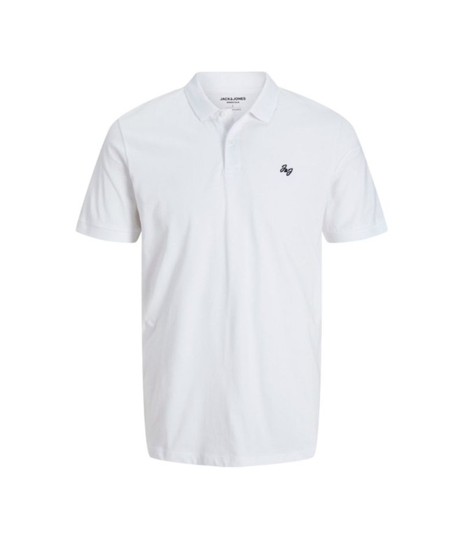 Camiseta Jack and Jones Jjejersey Logo Hombre White
