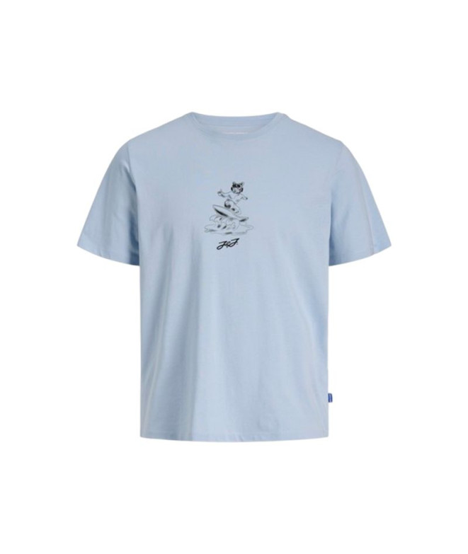 Camiseta Jack and Jones Jorrelax Crew Neck Smu Hombre Skyway